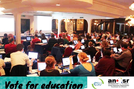 ANOSR BM ESU Zagreb Vote for education