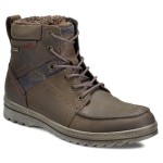 Ghete impermeabile barbati piele nubuc maro ECCO Darren_749,90 lei